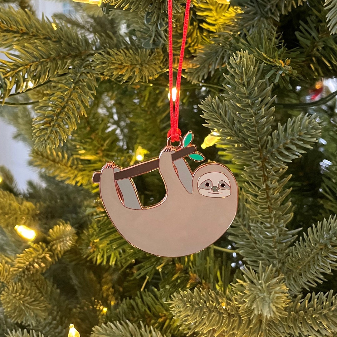 Sloth Christmas Decoration 