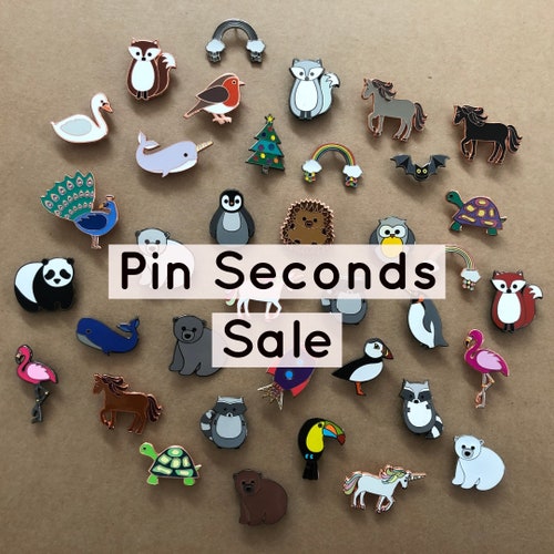 Second Sale. Enamel Pins Etsy