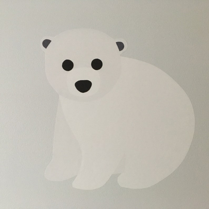 Arctic Animals Decals Arctic Animals Wall Stickers Polar Etsy