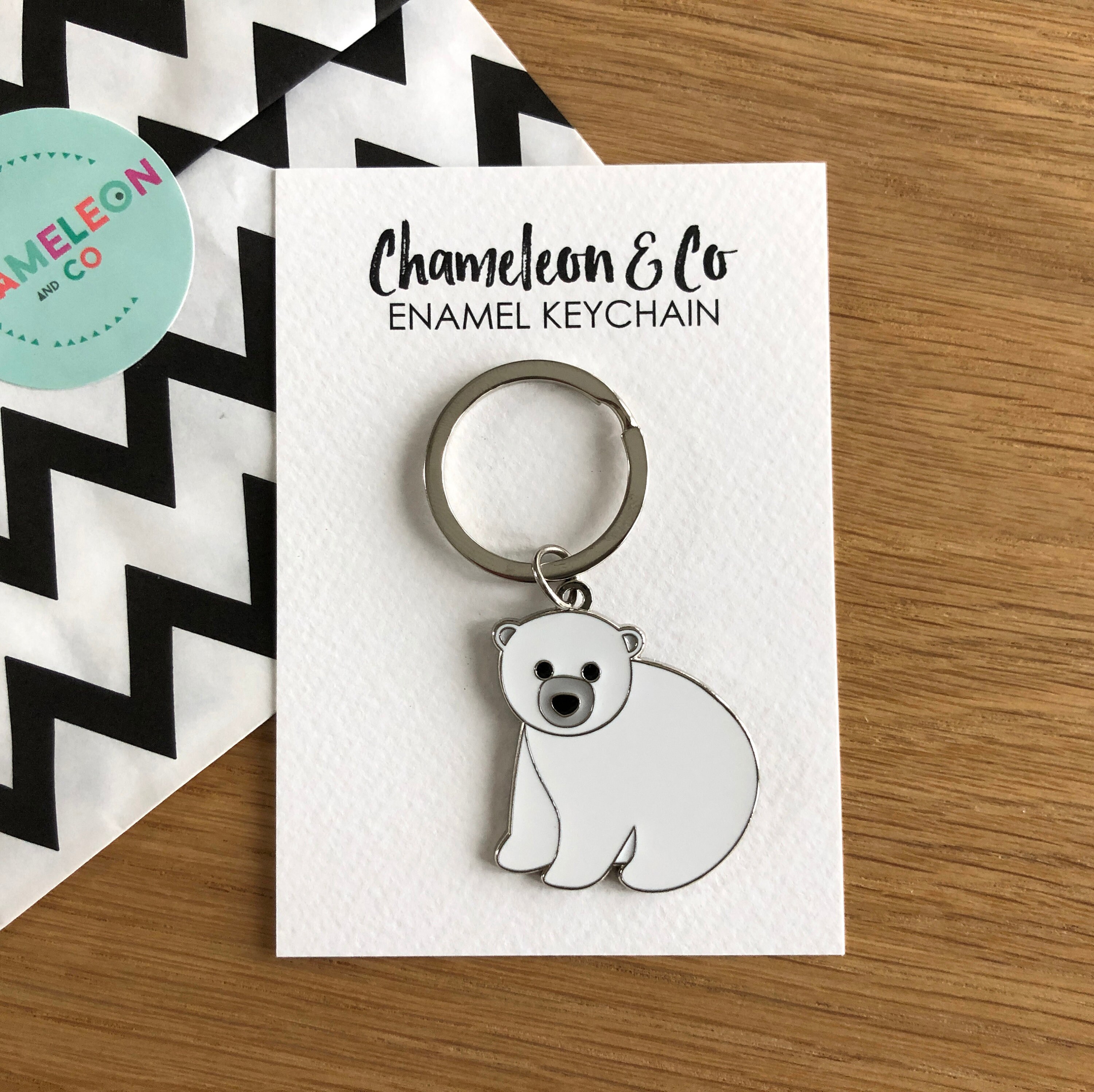 Polar bear hotsell keychain