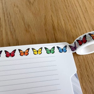 Butterfly Washi Tape - Rainbow Butterfly Washi Tape