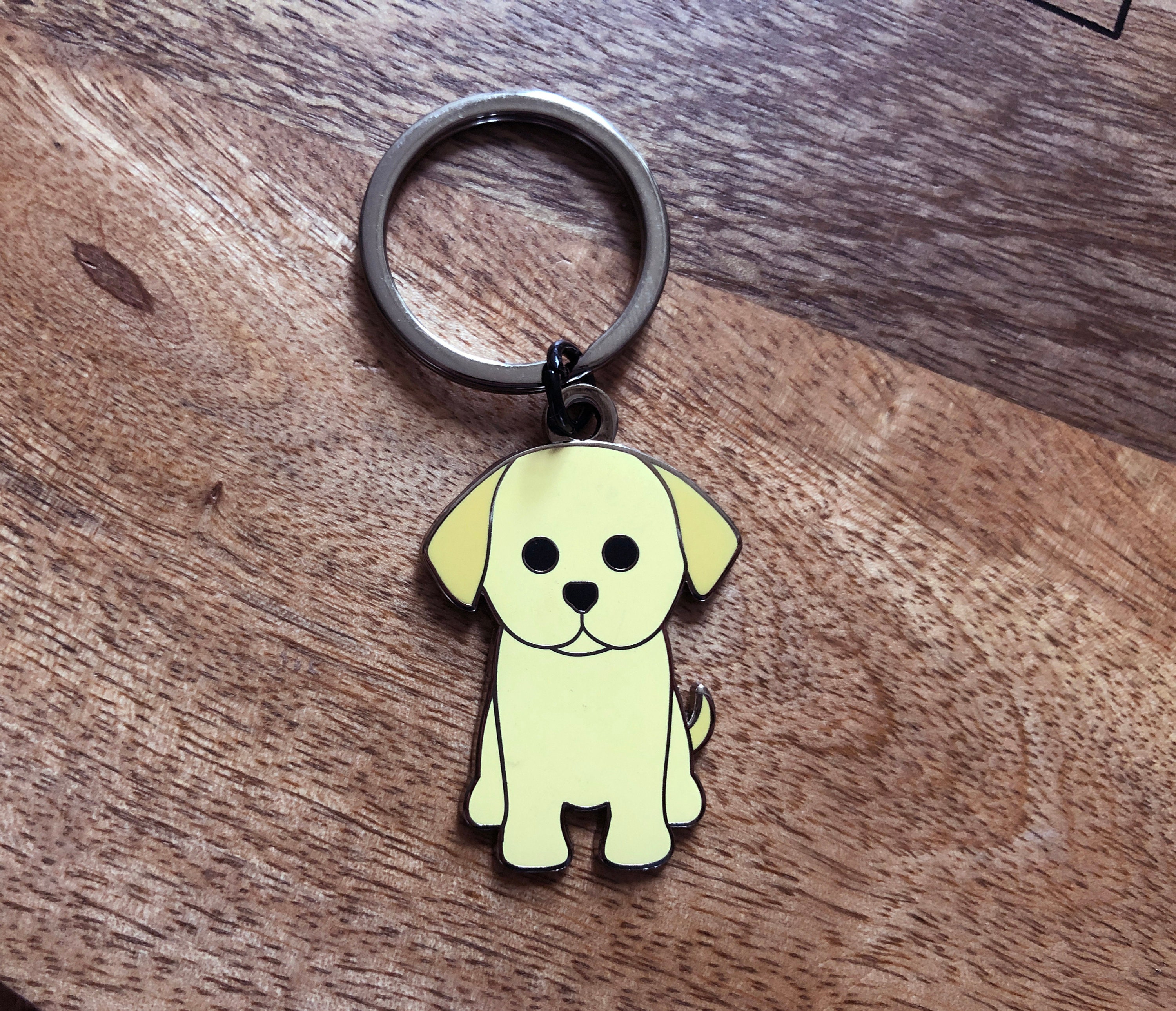 Labrador Puppy Keychain Etsy