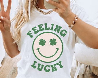 Camiseta del Día de San Patricio, camiseta verde de la suerte, camisetas a juego para grupos, camisetas de San Patricio para niños pequeños y bebés