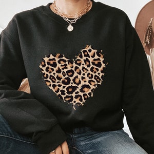 Leopard Print Personalized Hoodie - Etsy