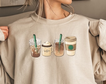 Coffee Sweatshirt for Women, Coffee Crewneck Sweater, But First Coffee, Gift for Coffee Lover, Coffee Please Shirt, Coffee Shirts