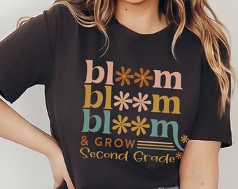 Camiseta de segundo grado, camiseta retro de maestro de segundo grado, camisetas de equipo de maestro de segundo grado, camisetas retro de maestro de segundo grado, regalo de agradecimiento para maestros