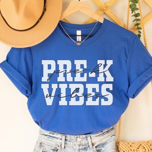 Pre-K Shirt, Retro Pre-K Lehrer Shirt, Crew-Team-Shirts, trendiges Back to School Shirt, Kinder erster Tag von Pre K Tee