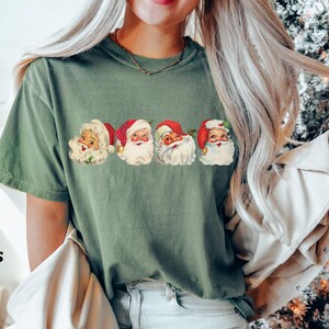 Family Matching Team Santa Christmas Retro Top T-Shirt Family Matching Team Santa Christmas Retro Top T-Shirt