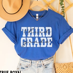 Third Grade Shirt, Retro Third Grade Teacher Shirt, 3rd Grade Team Shirts, Back to School TShirt, Kids First Day of Third Grade Tee