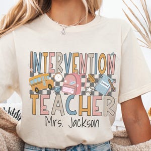 Intervention Teacher Shirt, Paraprofessional Intervention Shirts, Specialist TShirts, Intervention Squad Tee, Intervention Teacher Gift
