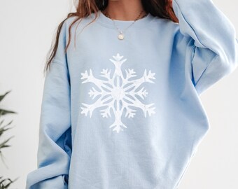 sequin snowflake sweater
