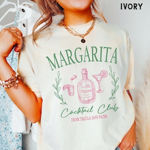 Koszula Margarita, Koszulka Tequila, Comfort Colors®, Koszulka Cinco De Mayo, Meksyk Karaiby Tropikalna Plaża Dziewczyny Wycieczka Wakacje Rejs Koszulki