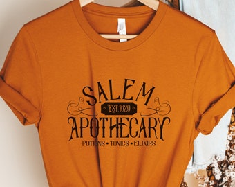 Salem Apothecary Shirt, Oversized, Halloween Shirt, Salem Witch, Fall Shirt, Apothecary Shirt, Halloween Tee, Witch Shirt