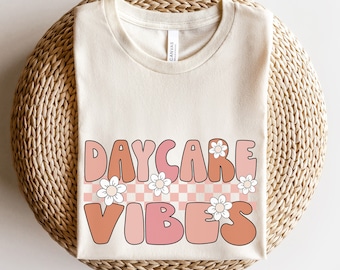 Kita Vibes Shirt, Kita Lehrer Shirts, Kita Crew Shirts, Zurück in die Schule Shirt, Retro Kita Shirt, Kita Lehrer Geschenk