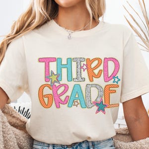 Third Grade Shirt, 3rd Grade Teacher Team Shirts, Cute Back to School Tee, 3rd Grade Gifts, Kids First Day of Third Grade Tee