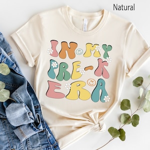 Shirt pre-K-tijdperk, shirts Pre-K Teacher, shirts Pre-K crew, Back to School-shirt, retro Pre-K-T-shirt, PreK Squad, Kids First Day of Pre K-T-shirt