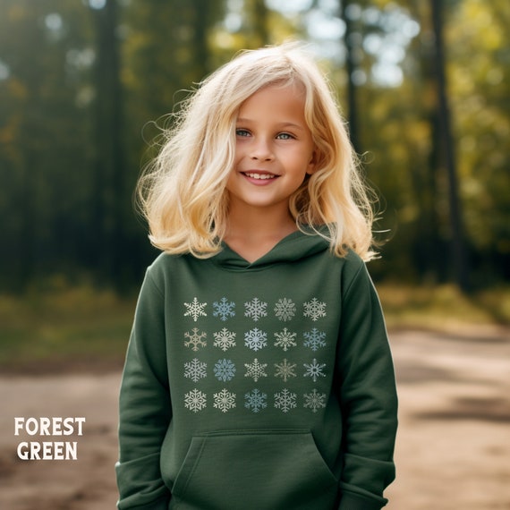 Generisch Jungen Und Mädchen Weihnachten Schneeflocke Hoodie