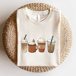 Fall Coffee Shirt, Pumpkin Spice Shirt, Cute Fall Shirt, Womens Fall Shirt, Pumpkin Spice Latte Tee, Thanksgiving Shirt, Coffee Lover Gift