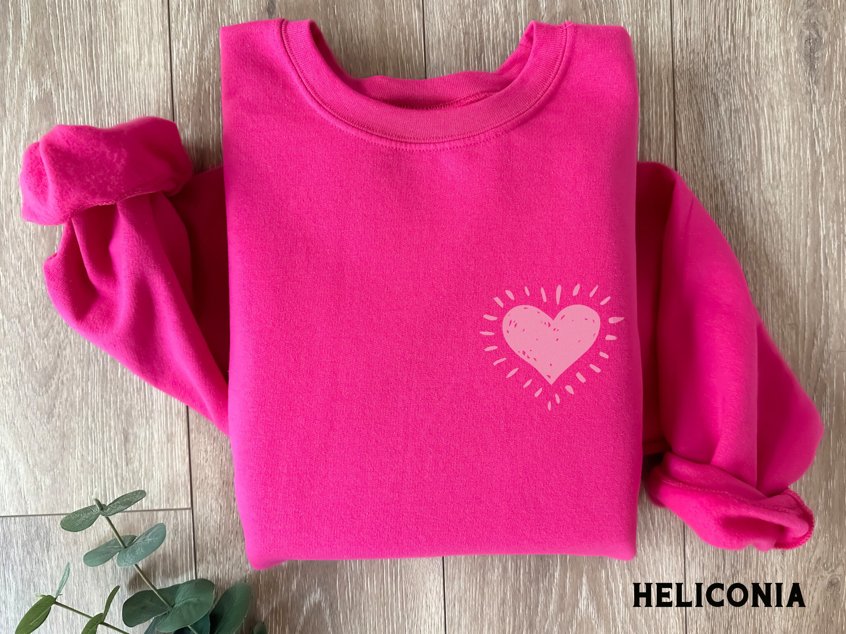 Heart Hoodie, Pocket Heart Sweatshirt, Hand Drawn Heart