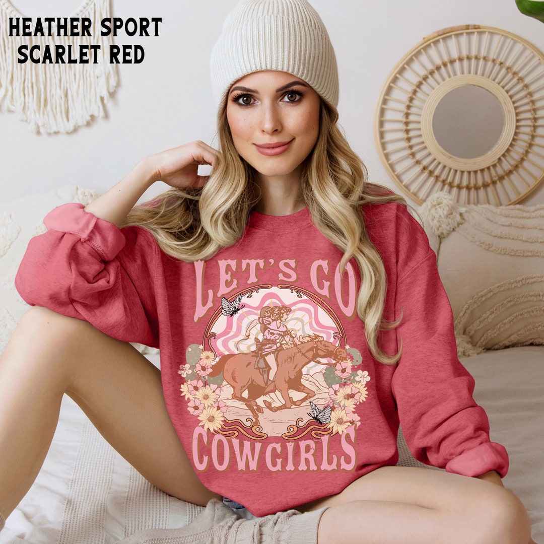 Cowgirl Love Sweatshirt, Pearled Ivory