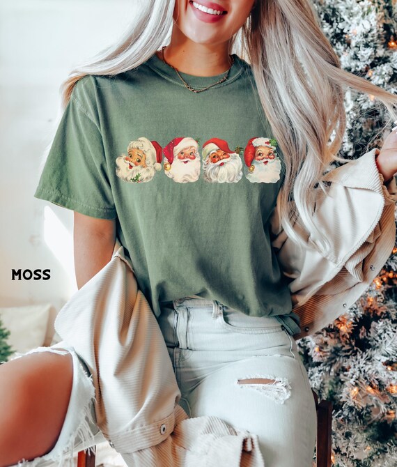 Family Matching Team Santa Christmas Retro Top T-Shirt Family Matching Team Santa Christmas Retro Top T-Shirt