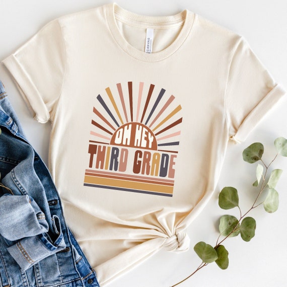 Hello 3rd Grade Teacher Kids Back To School Gift Third Shirt Hello 3rd Grade Teacher Kids Back To School Gift Third Shirt