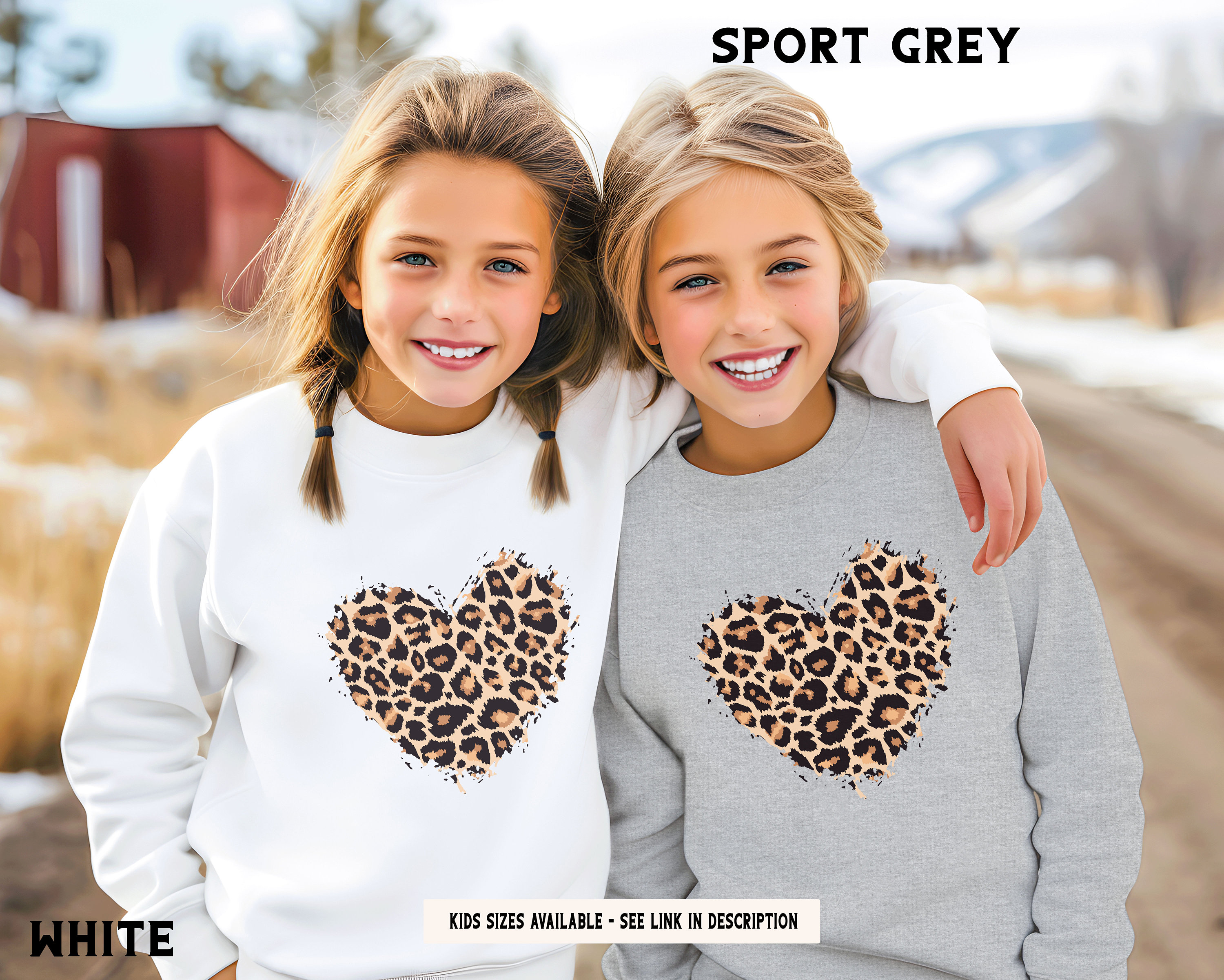 Womens Leopard Heart Sweatshirt, Animal Print Heart Hoodie Womens Leopard Heart Sweatshirt, Animal Print Heart Hoodie