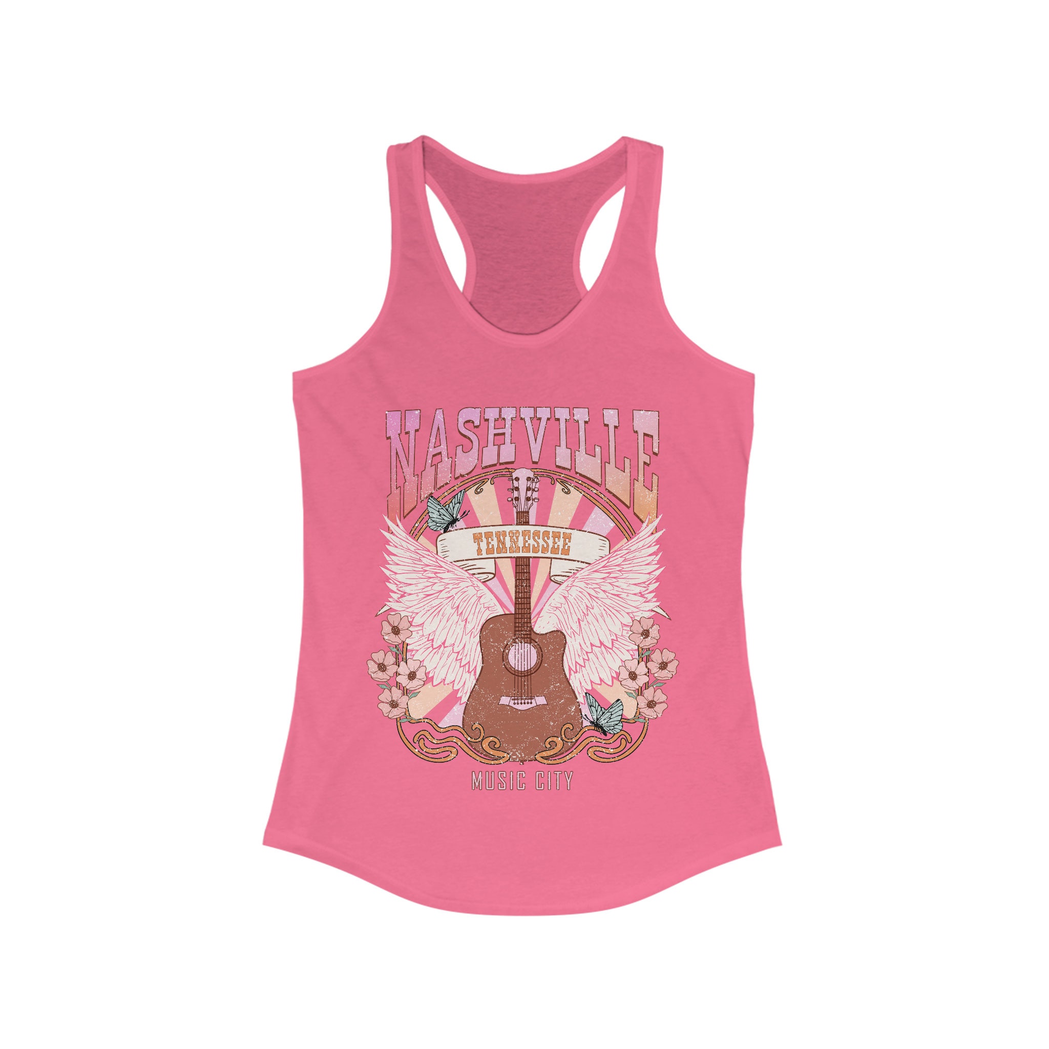 Women's Vintage Funny Tank Top | Country Music Graphic Muscle Tee - View #14