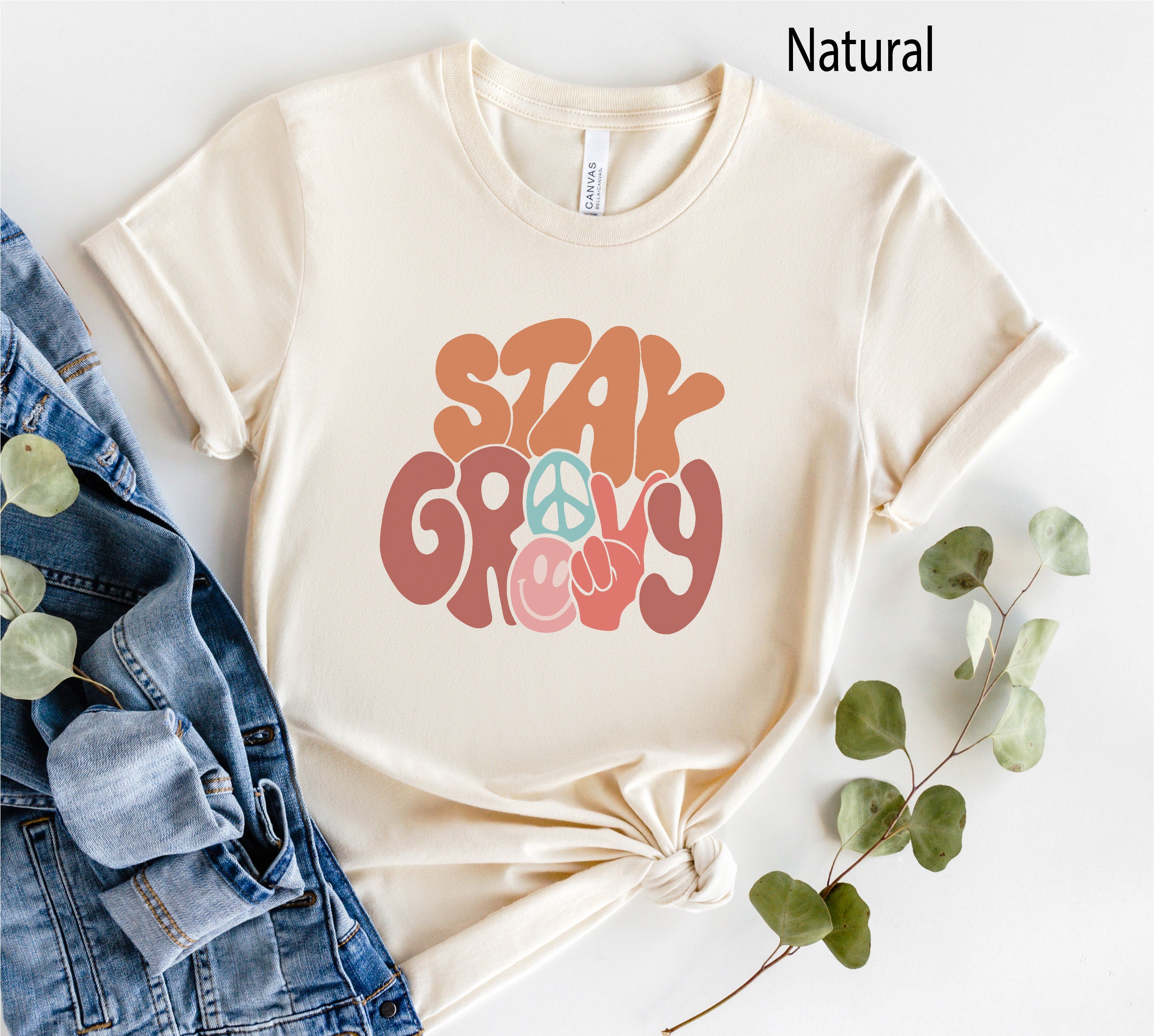 Stay Groovy Shirt, Hippie Shirt, Vintage, 70s Hippie Tshirt