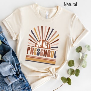 Retro Preschool Shirt, Oh Hey Preschool Teacher Shirt, Team Shirts, Back to School Shirt, Retro Preschool Tee, First Day of Preschool Tee