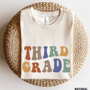 Retro Third Grade Shirt, 3rd Grade Teacher T Shirt, Teacher Team Shirts, Back to School Shirt, Kids First Day of Third Grade Tee