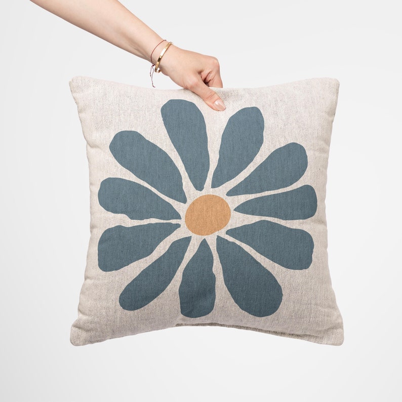 Floral Woven Pillow - Thumbnail 2