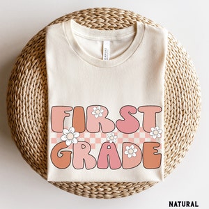 First Grade Shirt, Retro First Grade Teacher Shirt, 1st Grade Team Shirts, Back to School Shirt, Kids First Day of First Grade Tee