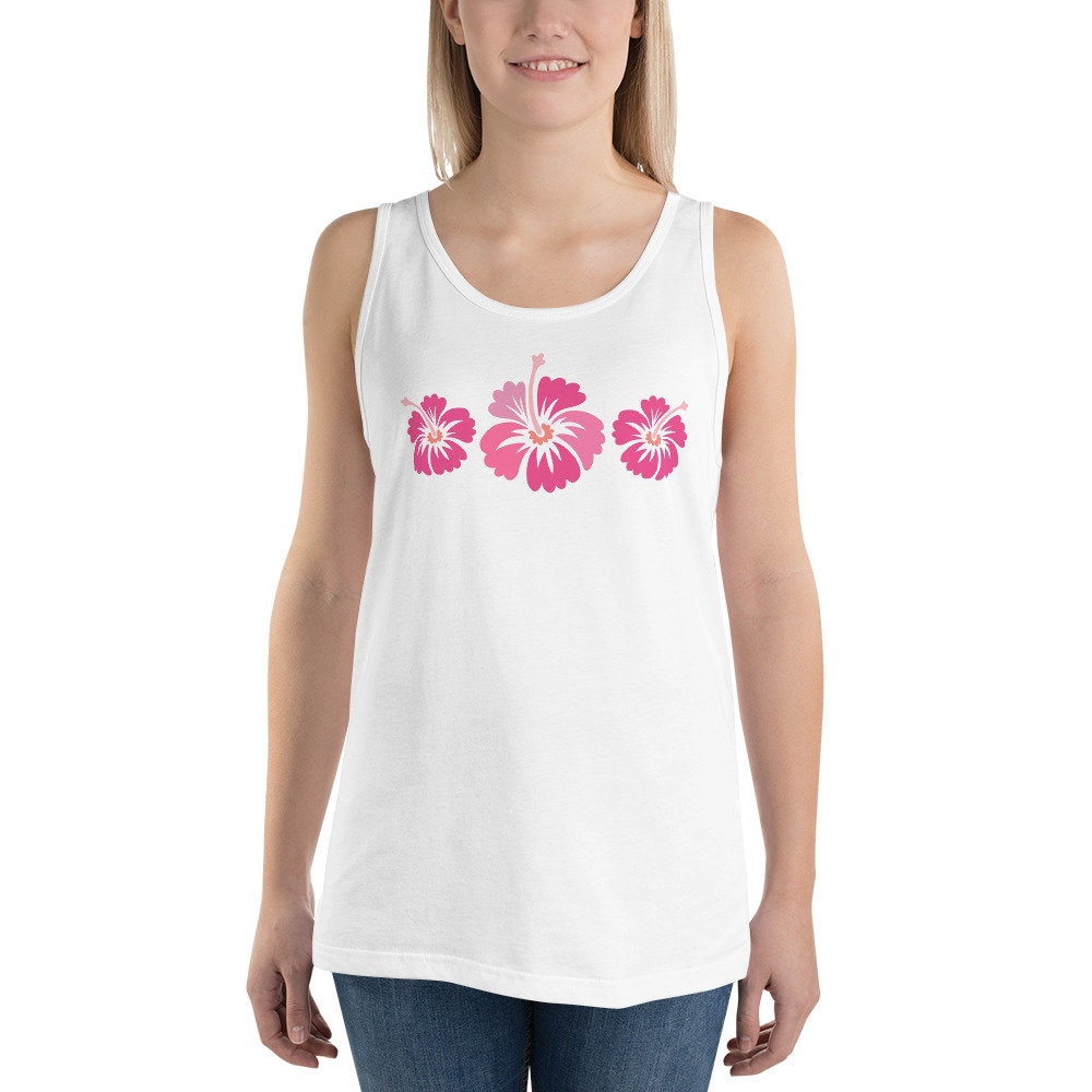 BlackEyePatch Hibiscus TANK TOP White！ HIBISCUS OG LABEL CROPPED TANK WHITE – BlackEyePatch