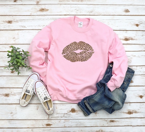 Leopard 2025 lips sweatshirt