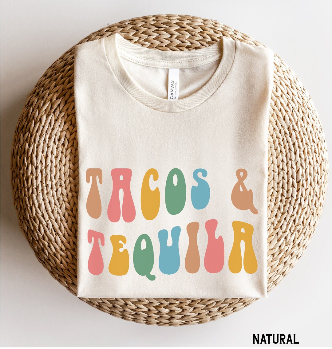 Tacos and Tequila Shirt, Unisex Cinco De Mayo Shirt, Fiesta Shirt, Tequila Shirt, Womens Cinco