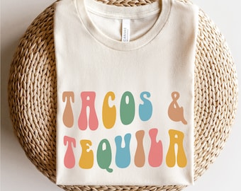 Tacos and Tequila Shirt, Unisex Cinco De Mayo Shirt, Fiesta Shirt, Tequila Shirt, Womens Cinco De Mayo Shirts, Margarita Shirt, Tequila Tee