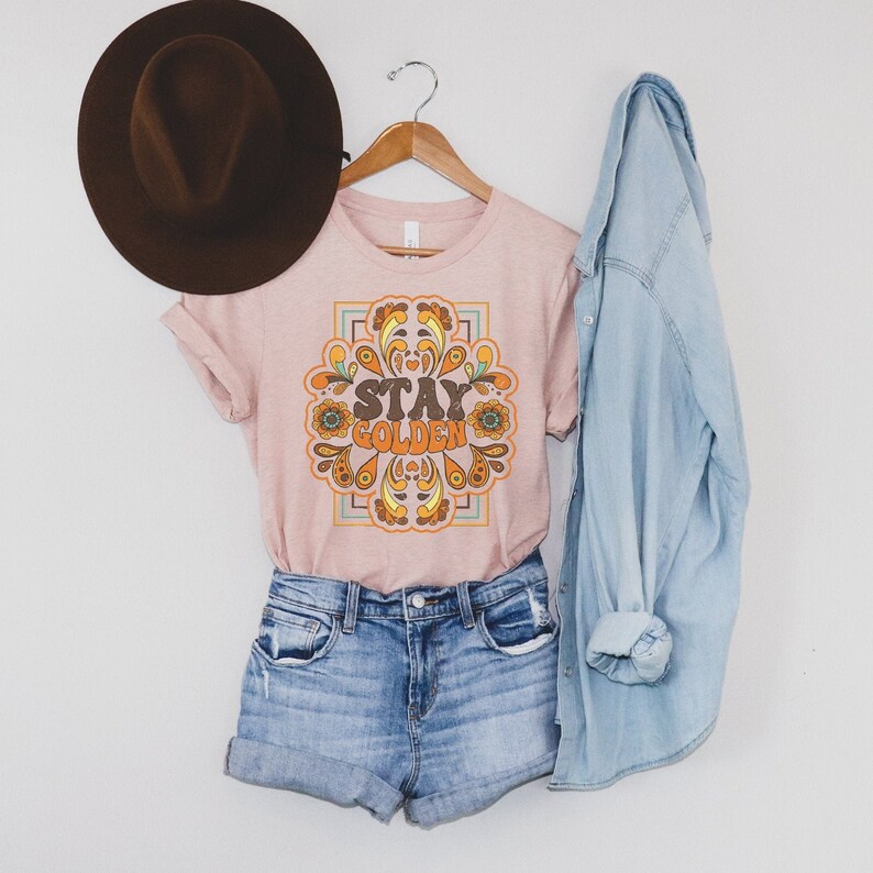 Hippie Shirt Retro T Shirt Women's Graphic Hippie Life Etsy