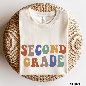 Second Grade Shirt, 2nd Grade Teacher Shirt, Teacher Team Shirts, Back to School Shirt, Retro 2nd Grade Tee, Kids First Day of Second Grade
