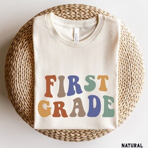 First Grade Shirt, Teacher Tee, Team Shirts, Back to School T Shirt, Retro 1st Grade Tee, Kids First Day of First Grade Tee