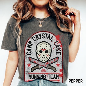 Funny Halloween Shirt, Comfort Colors, Camp Crystal Lake Shirt, Friday the 13th Shirt, Halloween Horror Movie Lover Gift