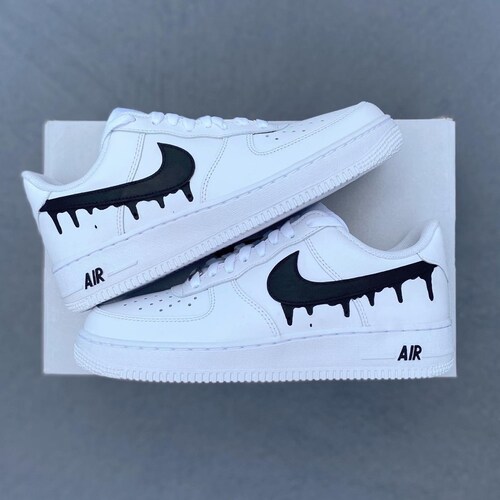 custom af1 black drip