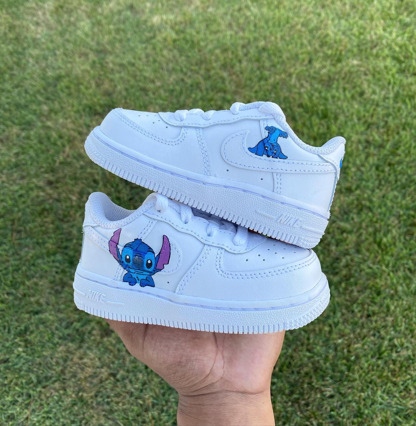 air force stitch purple