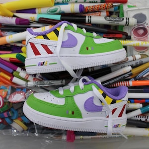 Custom Kids' Air Force 1’s - Buzz Inspired AF1