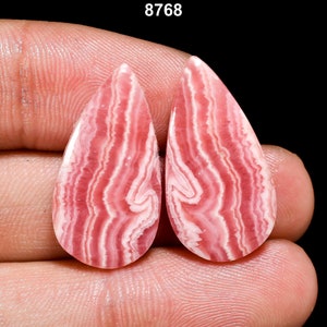 100% Natural Rhodochrosite Earring Pairs Cabochon Mix Shape Loose Gemstone Hand Made For Making Jewelry .