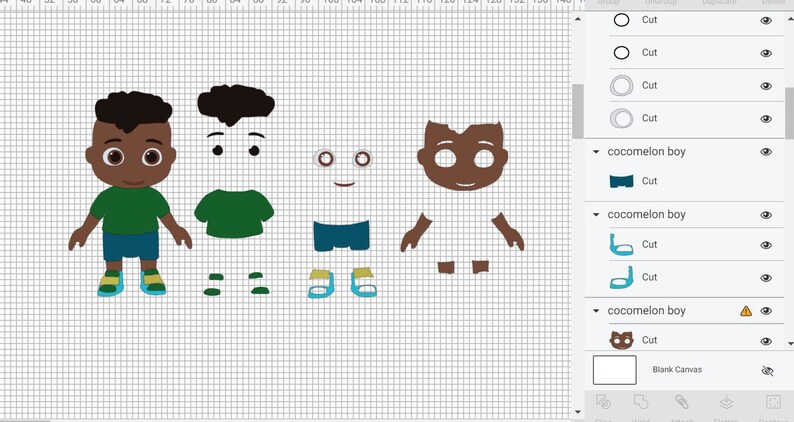 Download Cocomelon Characters Boys Girls Cocomelon SVG Bundle | Etsy