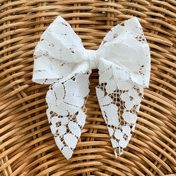 Lace Hair Clips Etsy