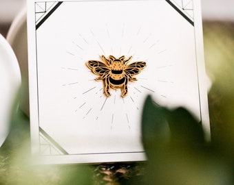 Bee Pin Badge