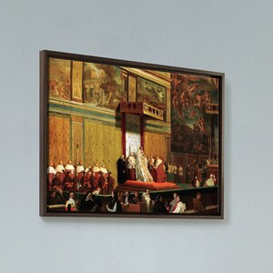 Jean-Auguste-Dominique Ingres,Pope Pius VII in the Sistine Chapel, 1814,large wall art,framed wall art,canvas wall art,large canvas,M4328