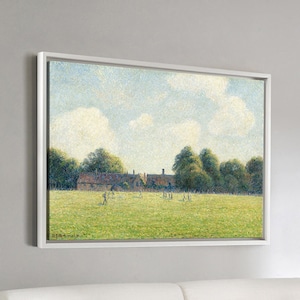 Camille Pissarro,Hampton Court Green,large wall art,framed wall art,canvas wall art,large canvas,M3246